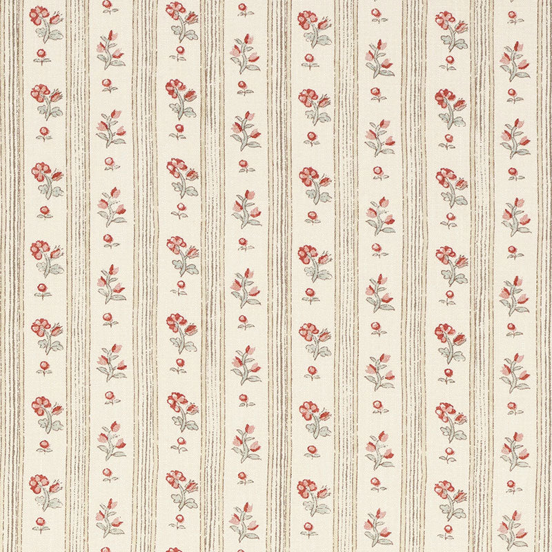 Acquire 175960 Cabanon Stripe Rouge by Schumacher Fabric
