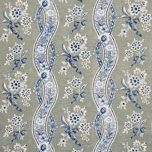 Select 175982 Le Castellet Gris Bleu by Schumacher Fabric