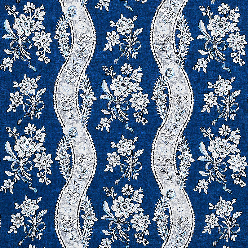 Buy 175984 Le Castellet Indigo by Schumacher Fabric