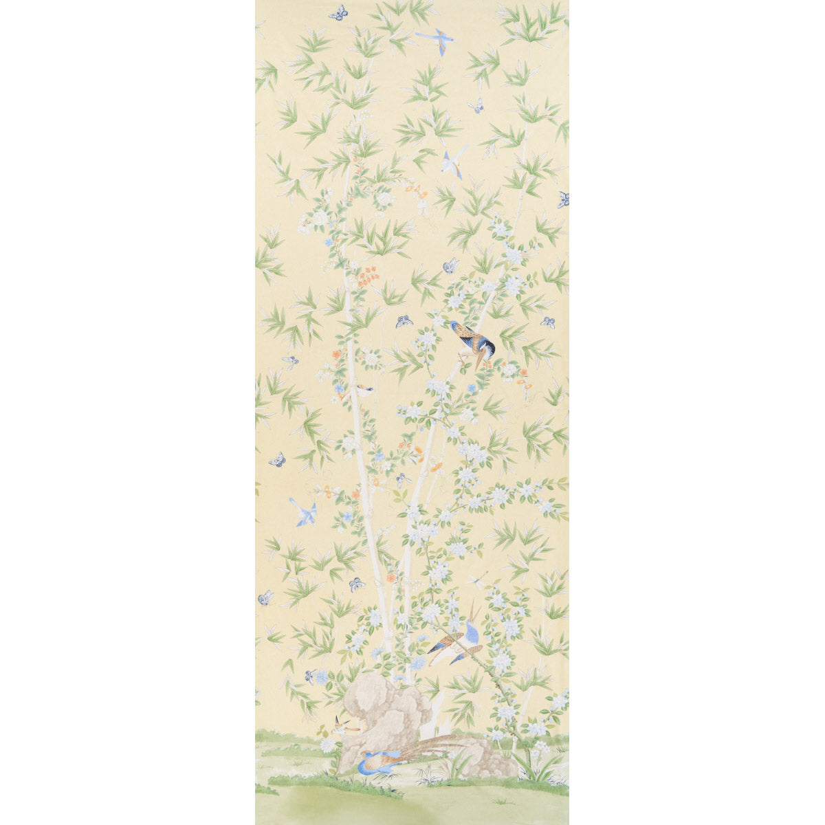Purchase 176024 Brighton Pavilion Panel, Yellow by Schumacher Fabric