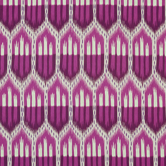 View 176082 Bukhara Ikat Fuchsia by Schumacher Fabric