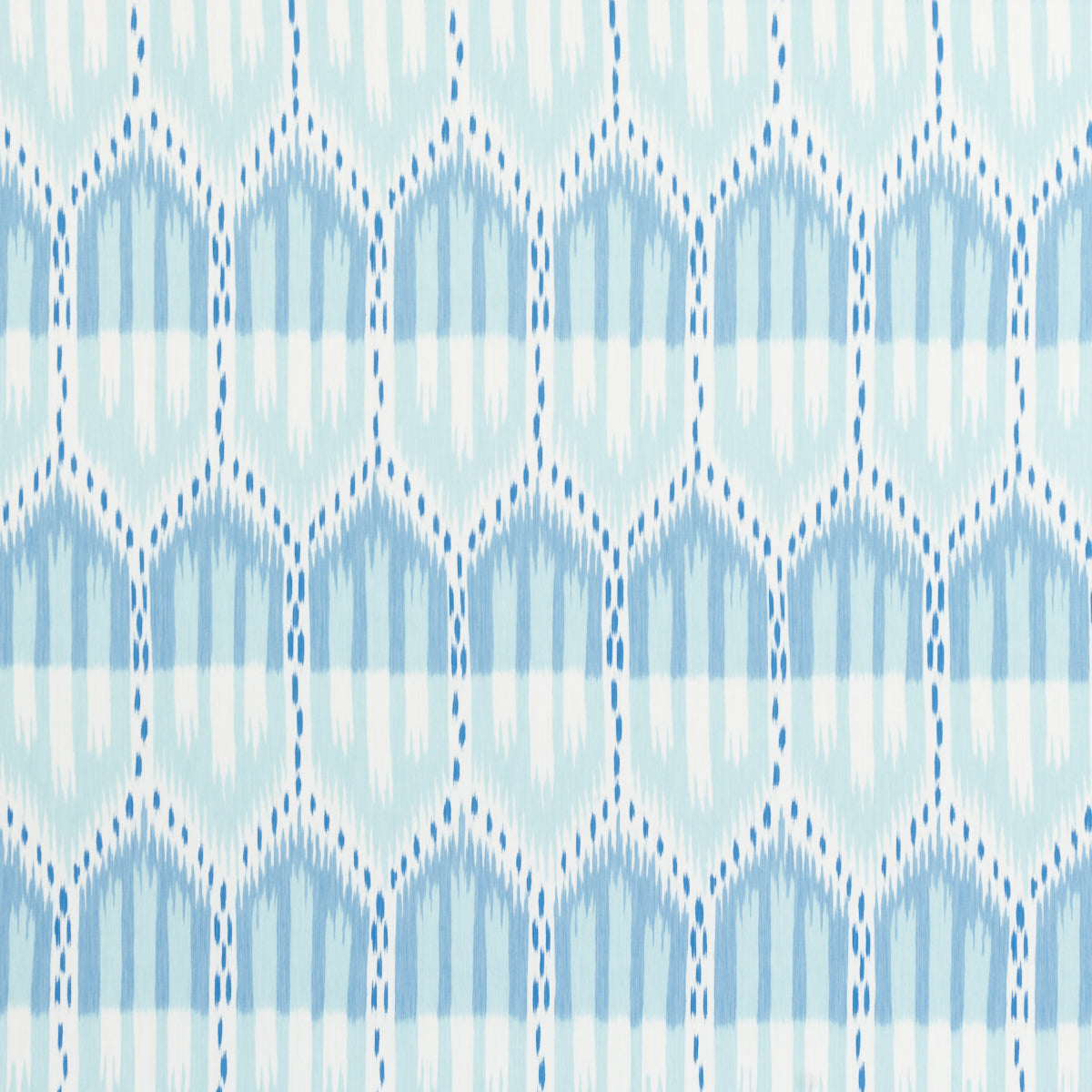 Purchase 176085 | Bukhara Ikat, Sky And Aqua - Schumacher Fabric