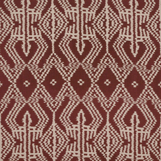 Save 176092 Asaka Ikat Raisin by Schumacher Fabric
