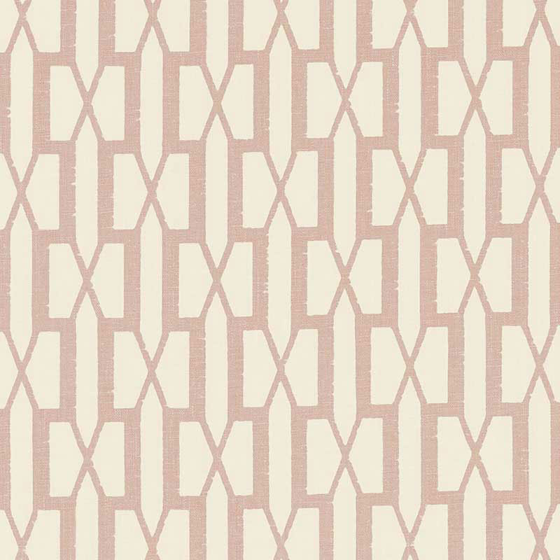 Shop 176111 Belvedere Temple Pink by Schumacher Fabric
