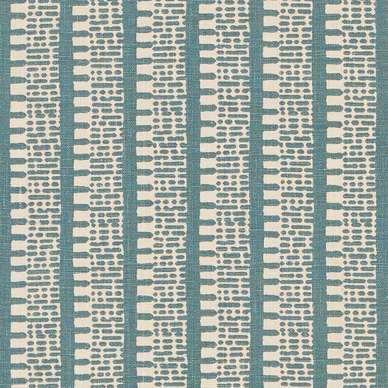 Save 176135 Kiosk Peacock Blue by Schumacher Fabric