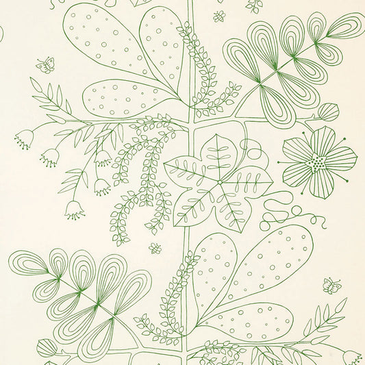 Purchase 176201 Blommen Print Leaf by Schumacher Fabric