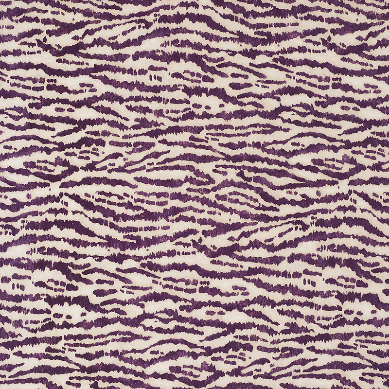 Shop 176374 Animaux Eggplant by Schumacher Fabric