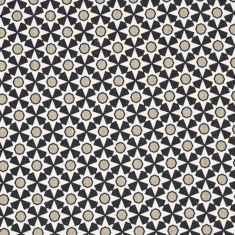Order 176421 Serendipity Black Taupe by Schumacher Fabric