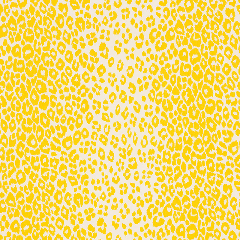 Buy 176451 Iconic Leopard Yellow by Schumacher Fabric