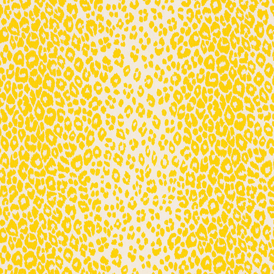 Buy 176451 Iconic Leopard Yellow by Schumacher Fabric