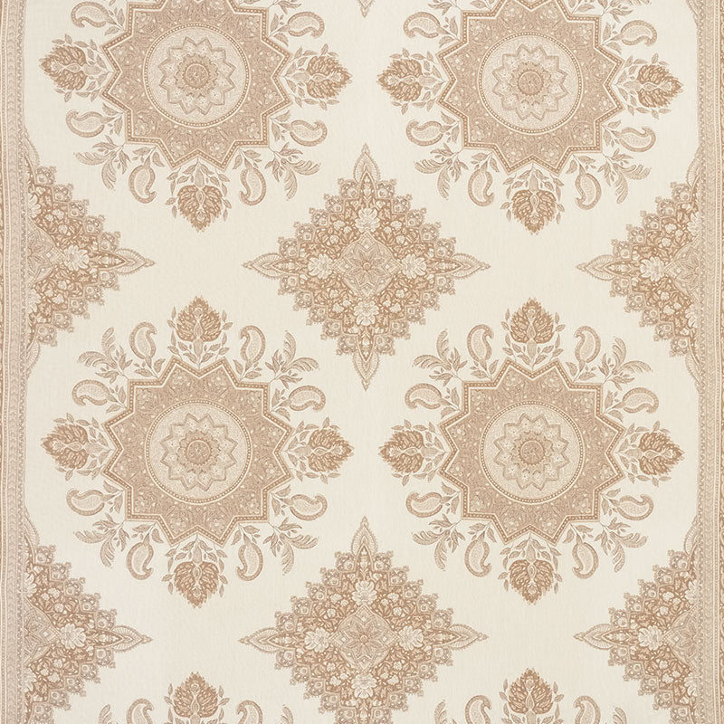 Search 176480 Montecito Medallion Neutral by Schumacher Fabric