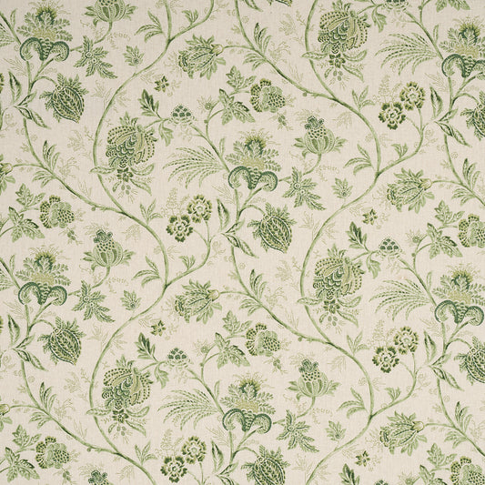 Purchase 176492 Chinoiserie Vine, Leaf Green by Schumacher Fabric