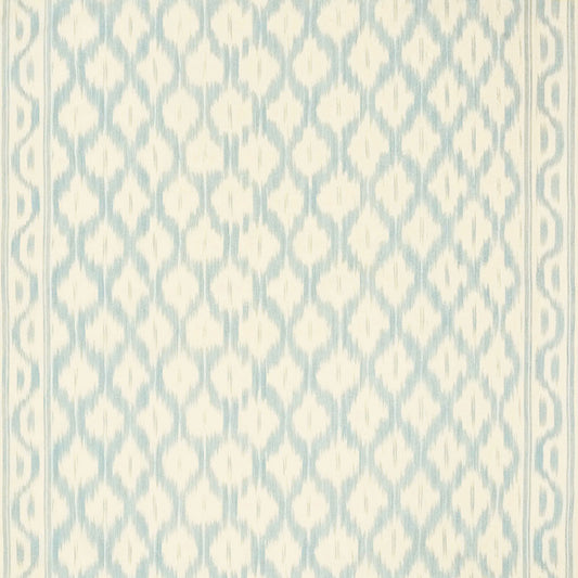 View 176501 Santa Monica Ikat China Blue by Schumacher Fabric