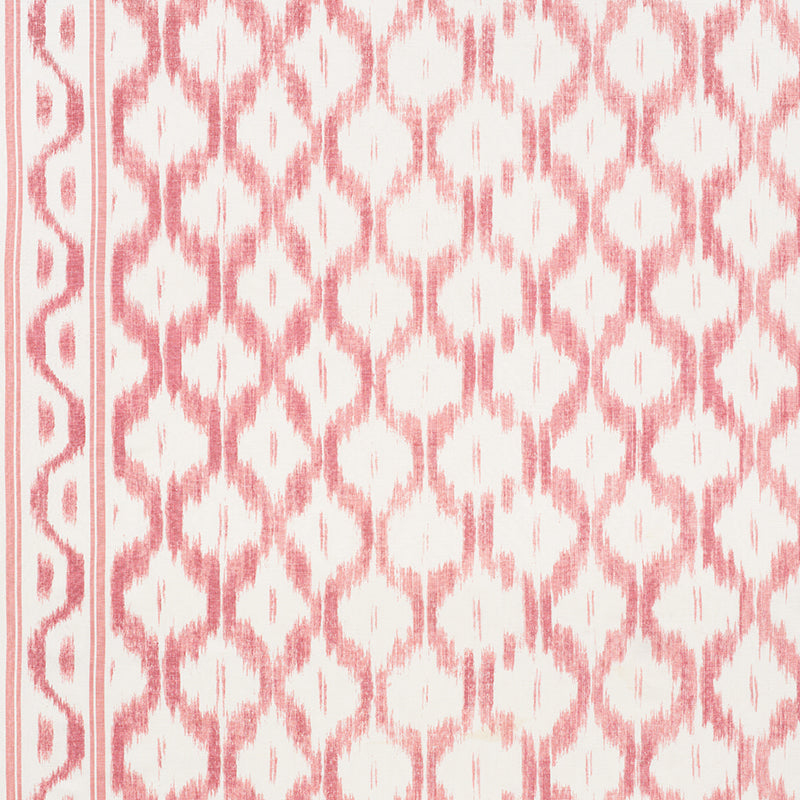 Purchase 176503 Santa Monica Ikat, Faded Red by Schumacher Fabric