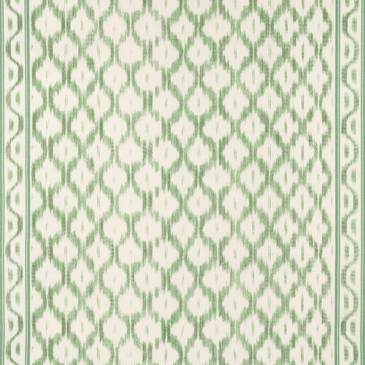 Purchase 176504 Santa Monica Ikat, Leaf Green by Schumacher Fabric