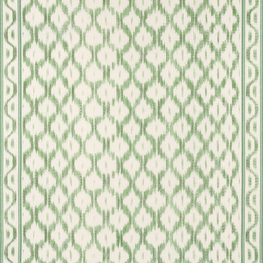 Purchase 176504 Santa Monica Ikat, Leaf Green by Schumacher Fabric