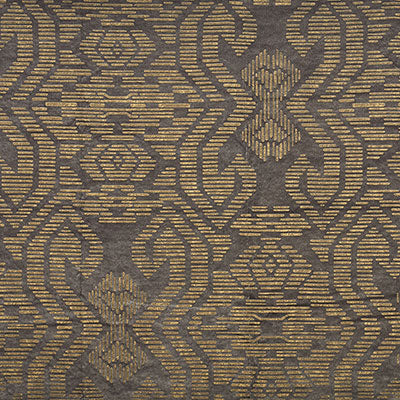 Looking 176511 Gilded Pewter by Schumacher Fabric