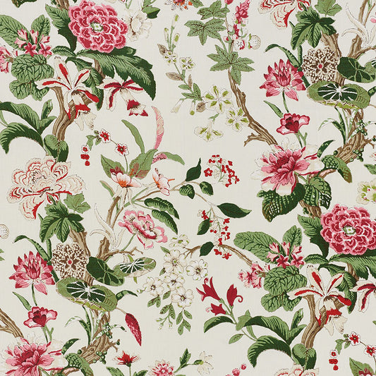 Save 176761 Nymphaea Fuchsia by Schumacher Fabric