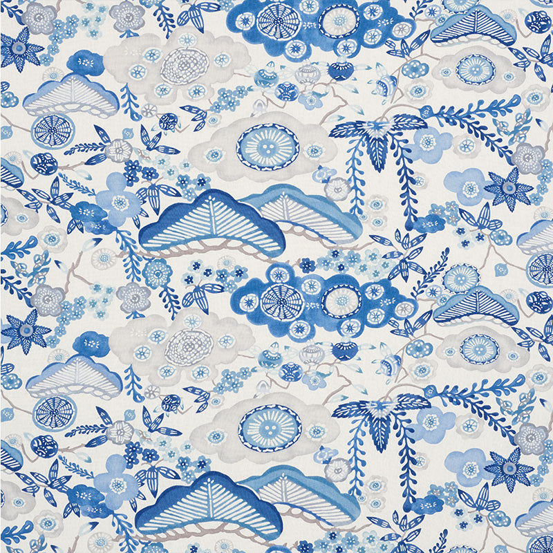 Save 177010 Yume Blue by Schumacher Fabric