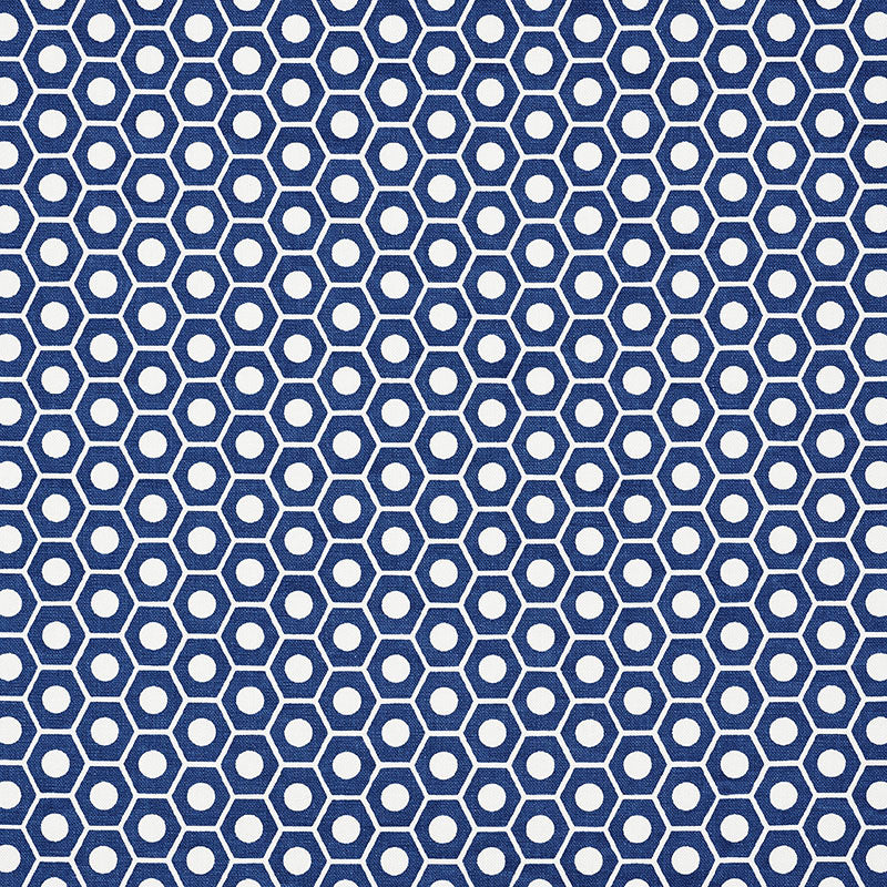 Acquire 177070 Queen B Navy by Schumacher Fabric