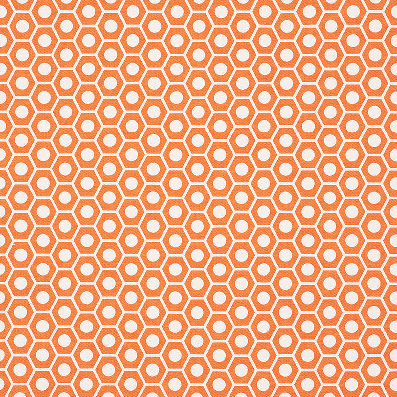 View 177073 Queen B Orange by Schumacher Fabric