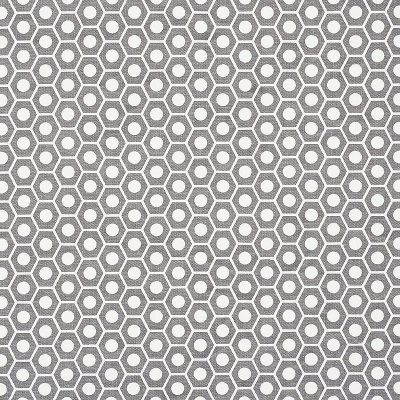 Buy 177077 Queen B Grey by Schumacher Fabric