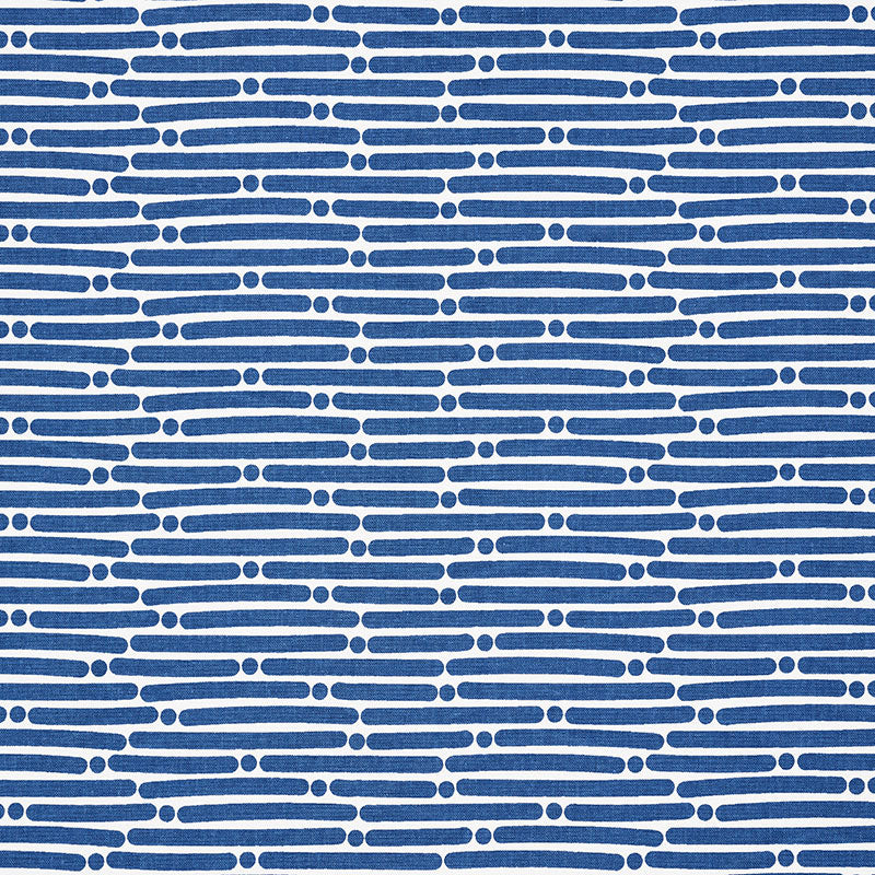 Shop 177101 Dot Dash Navy by Schumacher Fabric