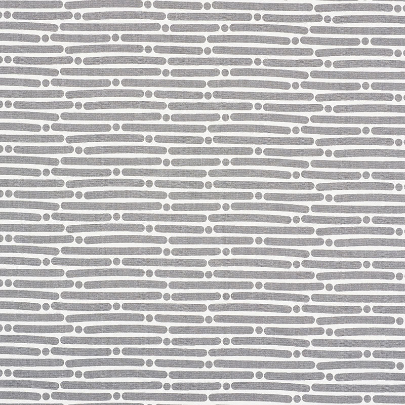 Order 177104 Dot Dash Grey by Schumacher Fabric