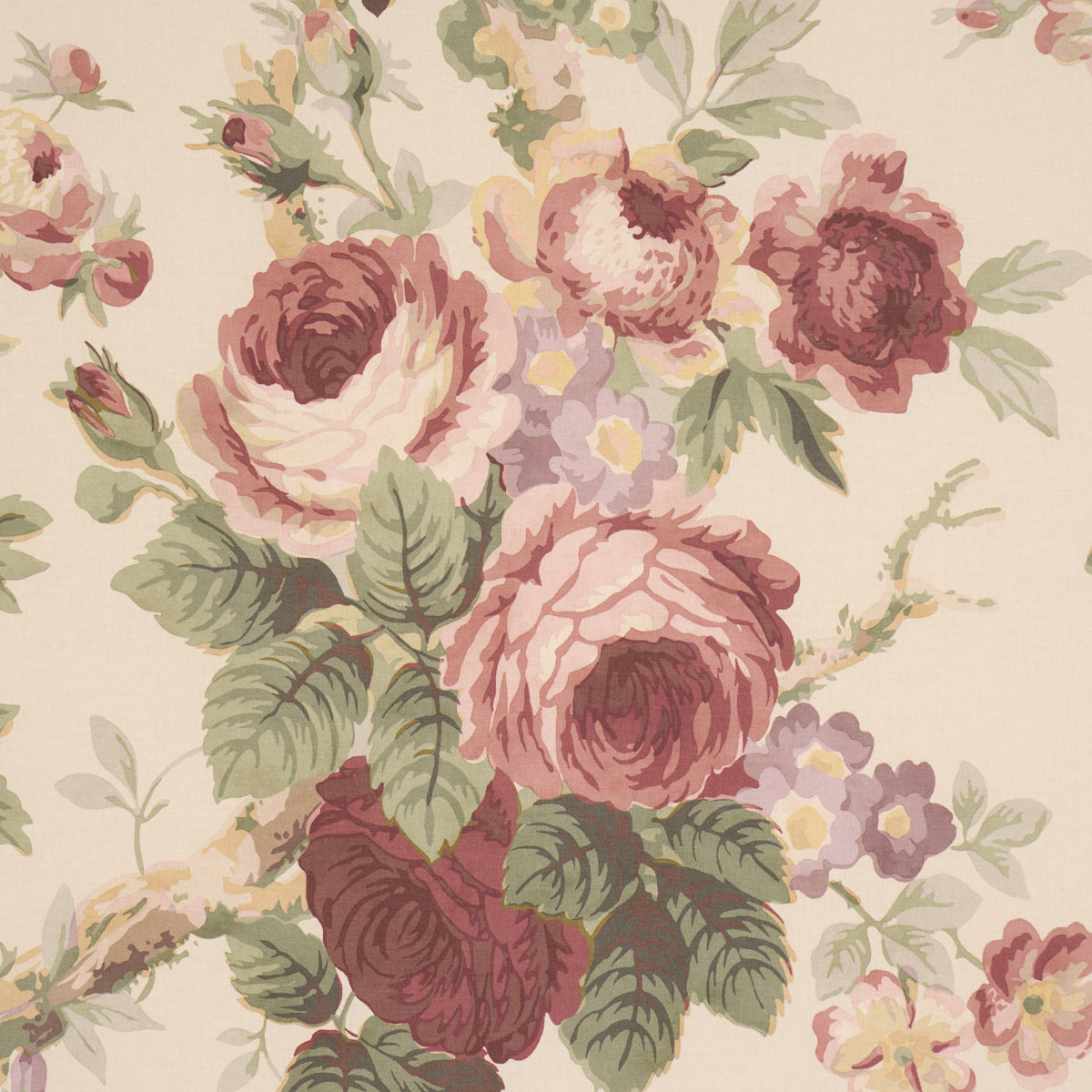 Purchase 177205 | Nancy Floral, Bordeaux - Schumacher Fabric