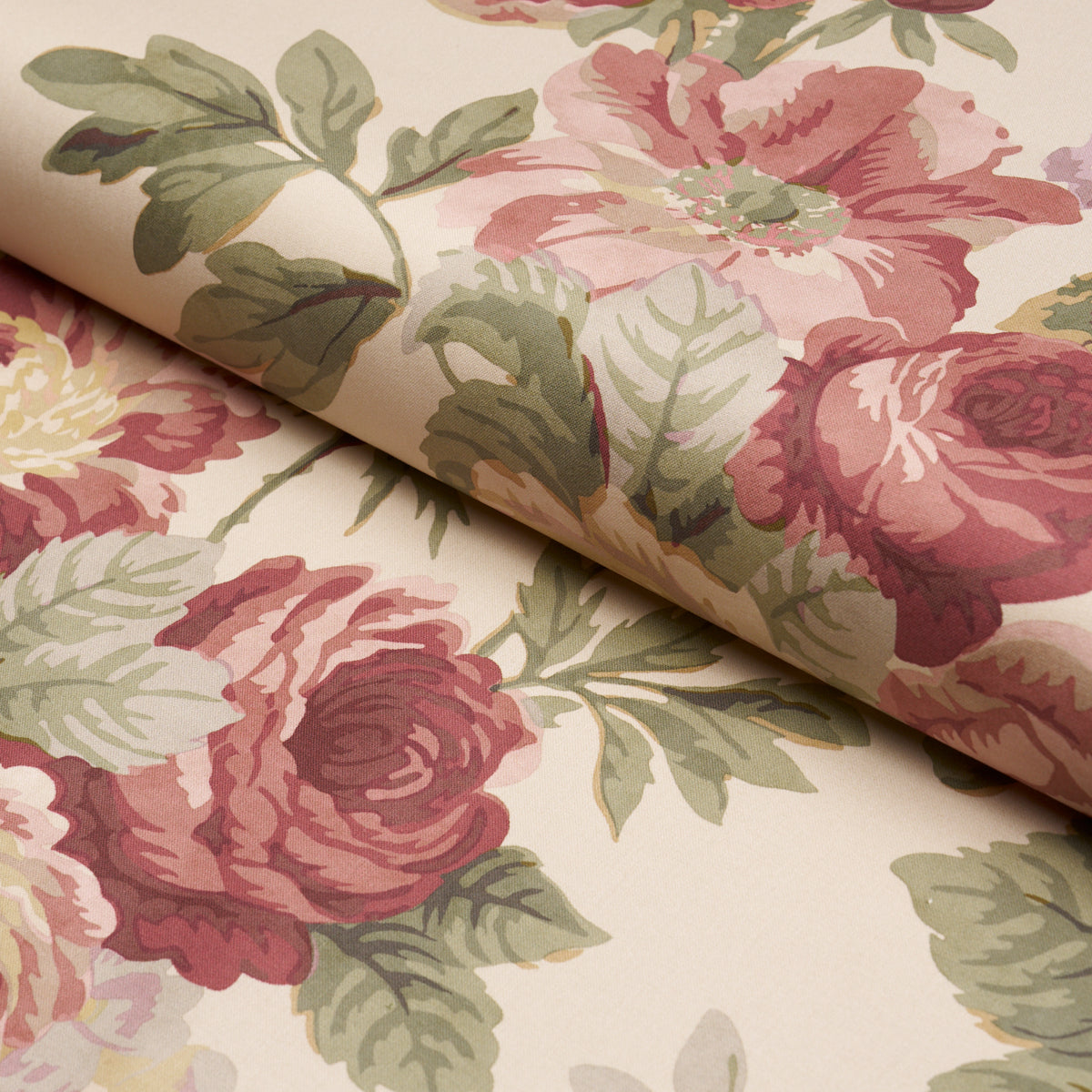 Purchase 177205 | Nancy Floral, Bordeaux - Schumacher Fabric