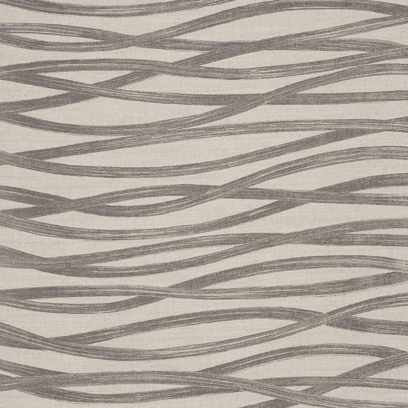 Order 177340 Brushstrokes Charcoal by Schumacher Fabric