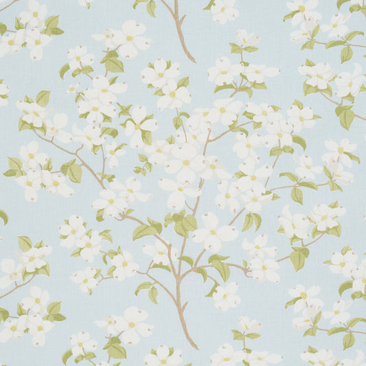 Purchase 177413 | Blooming Branch, Sky - Schumacher Fabric