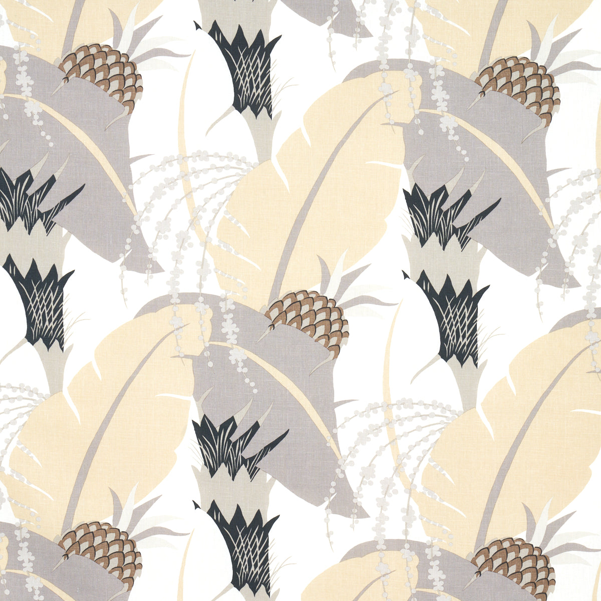 Acquire 177542 Ananas Neutral by Schumacher Fabric