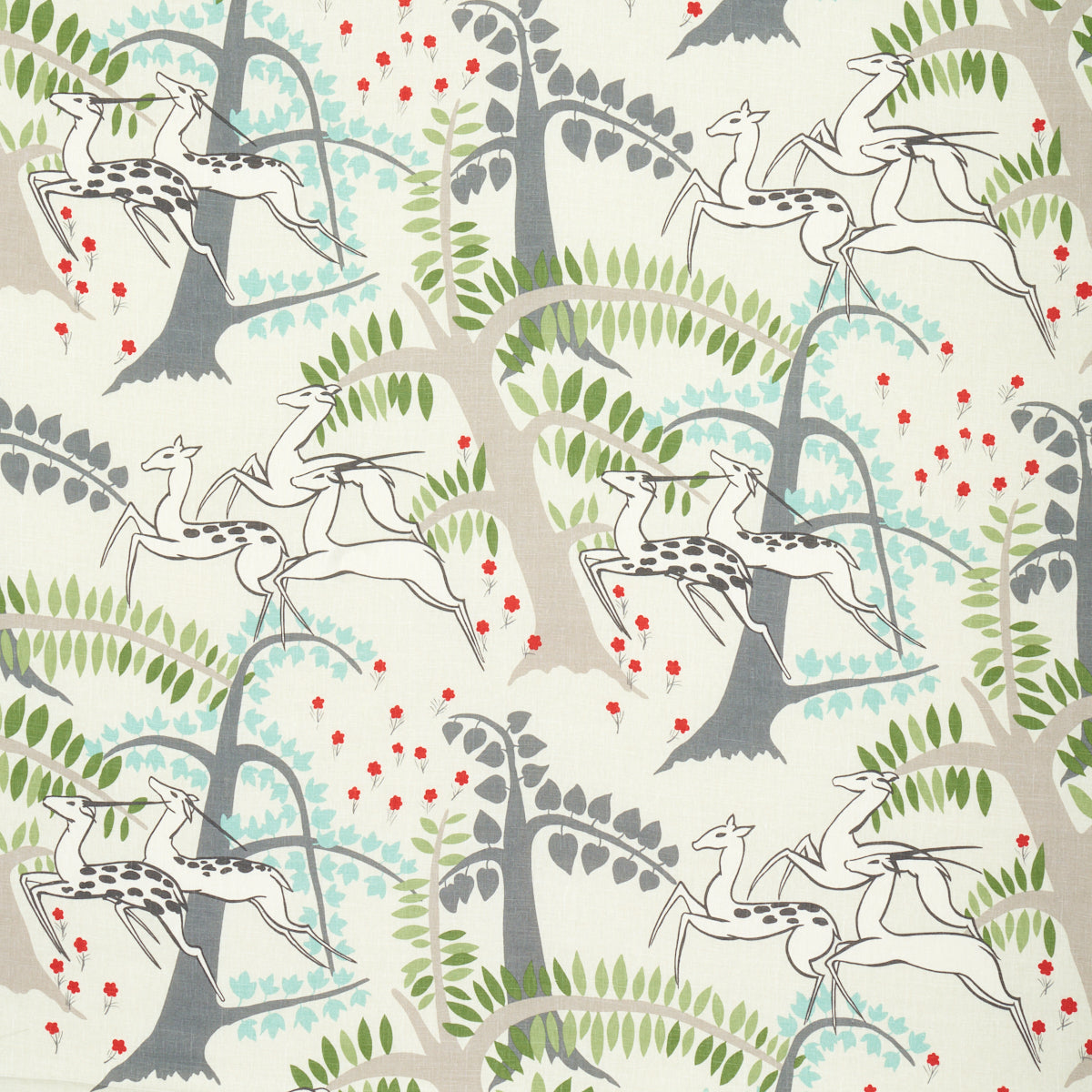 Order 177571 Antelopes Ivory by Schumacher Fabric