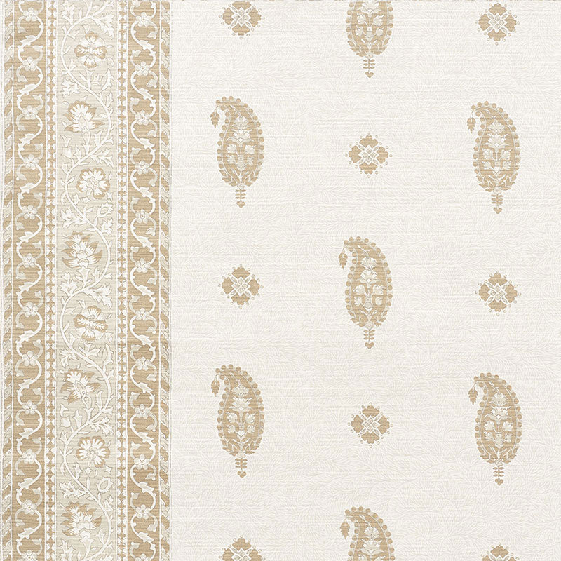 Save 177612 Ojai Paisley Neutral by Schumacher Fabric