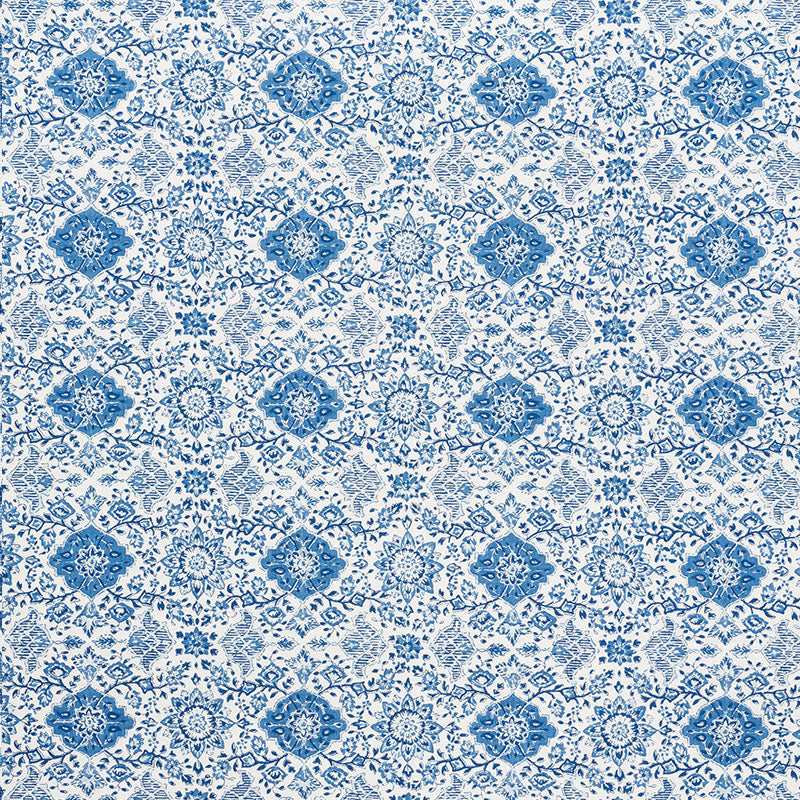 Buy 177620 Montecito Floral Indigo by Schumacher Fabric