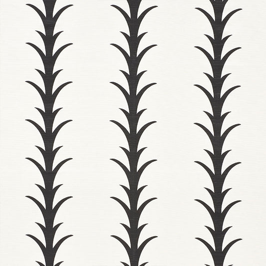 Find 177632 Acanthus Stripe Carbon by Schumacher Fabric