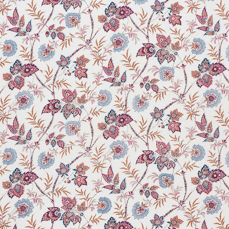 Looking 177680 Emperor'S Vine Aubergine by Schumacher Fabric