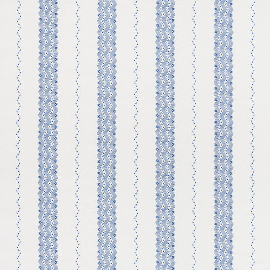 Search 177700 Nauset Stripe Indigo by Schumacher Fabric