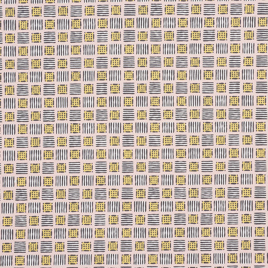 View 177861 Mottley Grid Pink Lemonade by Schumacher Fabric