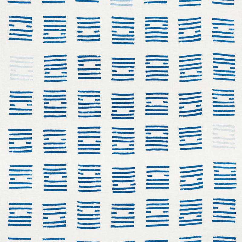 Select 177880 Tiasquam Blue by Schumacher Fabric