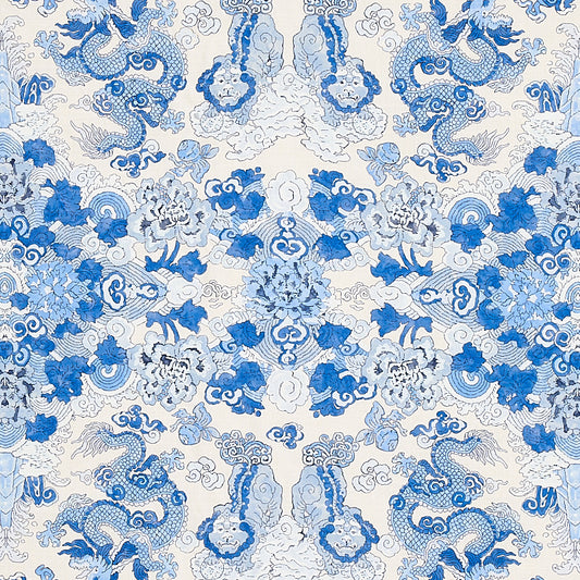 Order 178054 Magic Mountain Dragon Porcelain by Schumacher Fabric