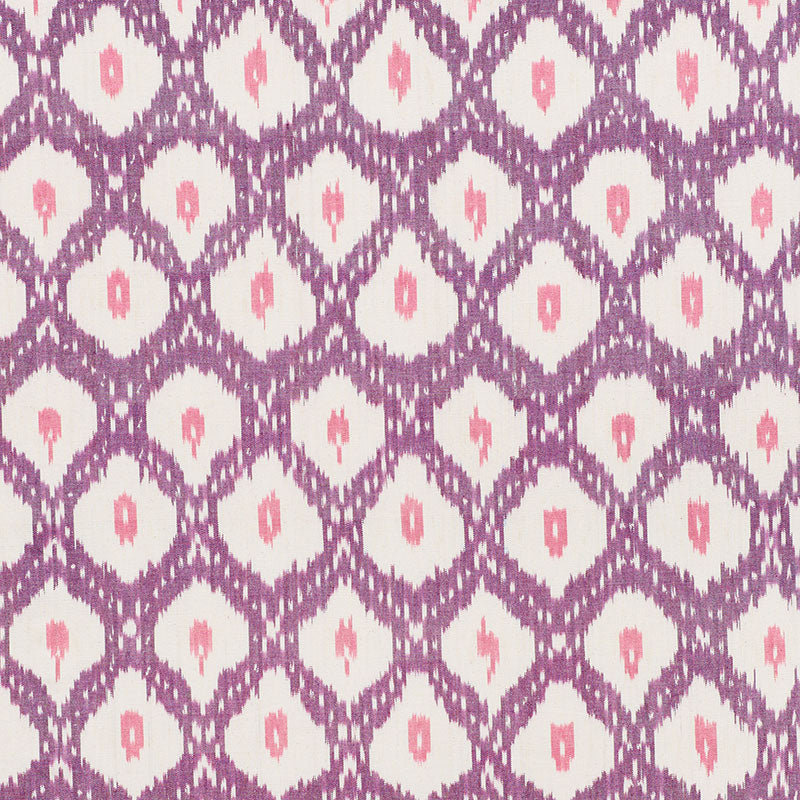 Select 178072 Indio Ikat Purple by Schumacher Fabric