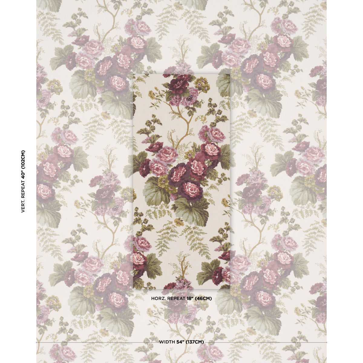 Purchase 178115 | Wycombe Park, Aubergine - Schumacher Fabric