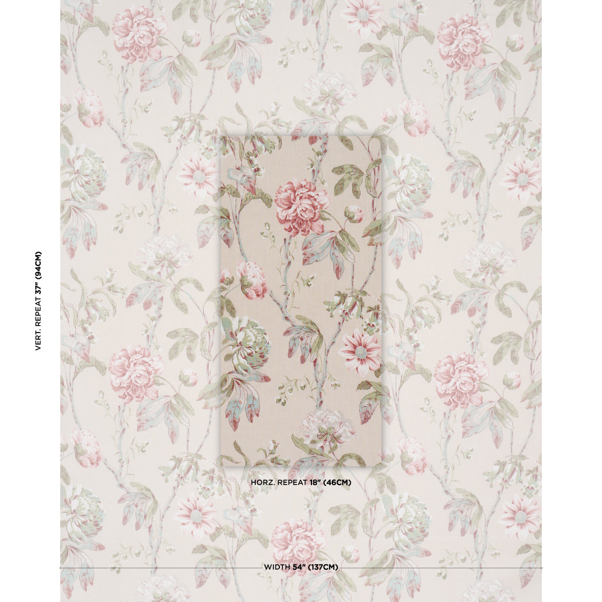 Purchase 178143 | Daydream, Soft Ivory - Schumacher Fabric
