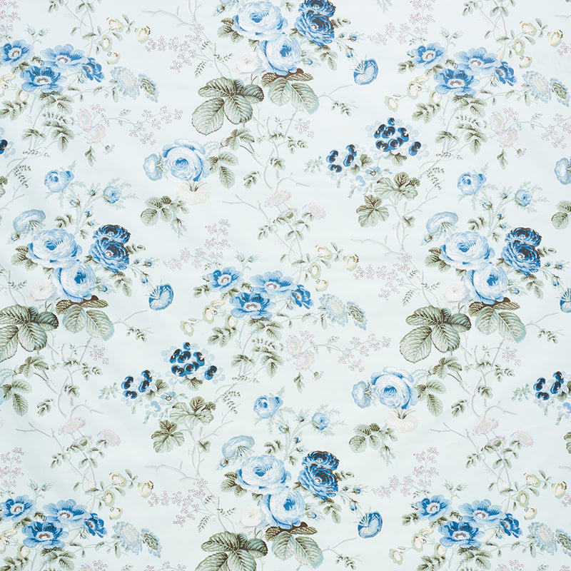 Acquire 178150 Salisbury Chintz Celadon by Schumacher Fabric