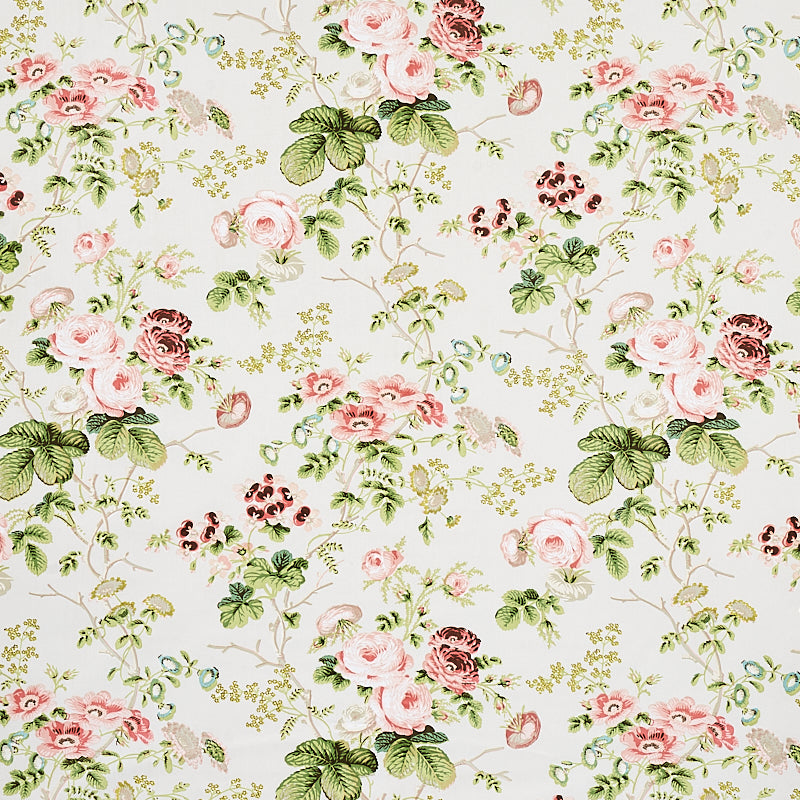 Search 178155 Salisbury Chintz Blush by Schumacher Fabric