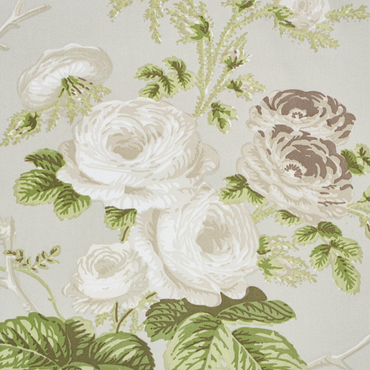 Purchase 178156 | Salisbury Chintz, Taupe - Schumacher Fabric