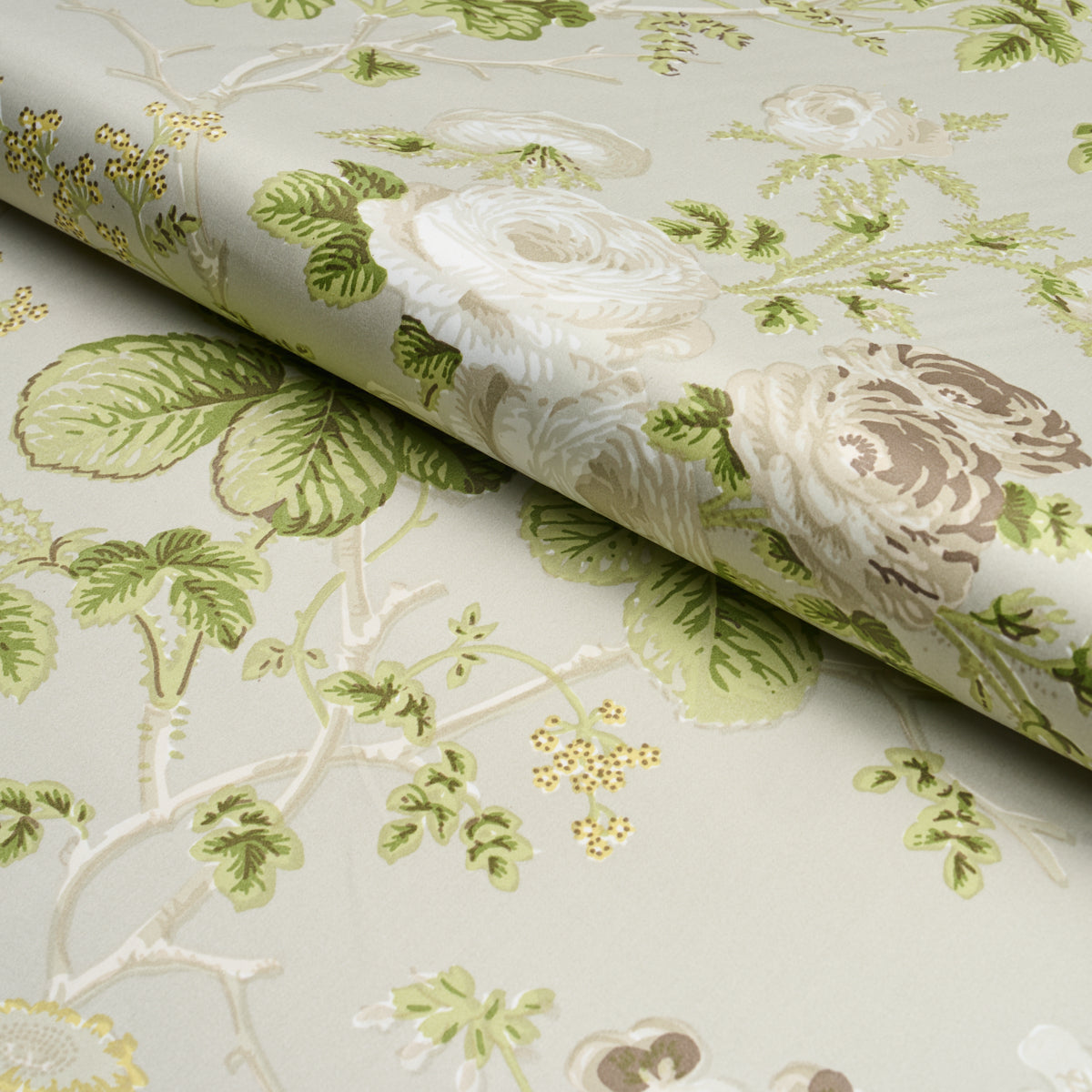 Purchase 178156 | Salisbury Chintz, Taupe - Schumacher Fabric