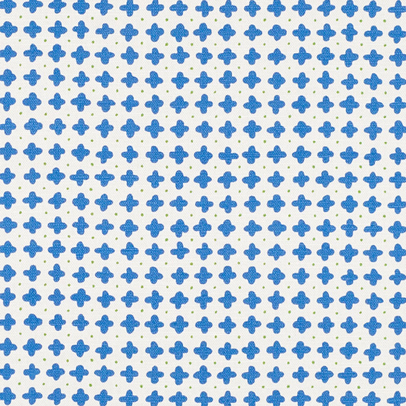 Search 178240 Polka Blue by Schumacher Fabric
